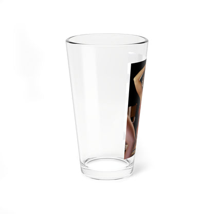 Linda Blair #106 - Partially Topless (Vintage Female Icon) Pint Glass 16oz-Go Mug Yourself