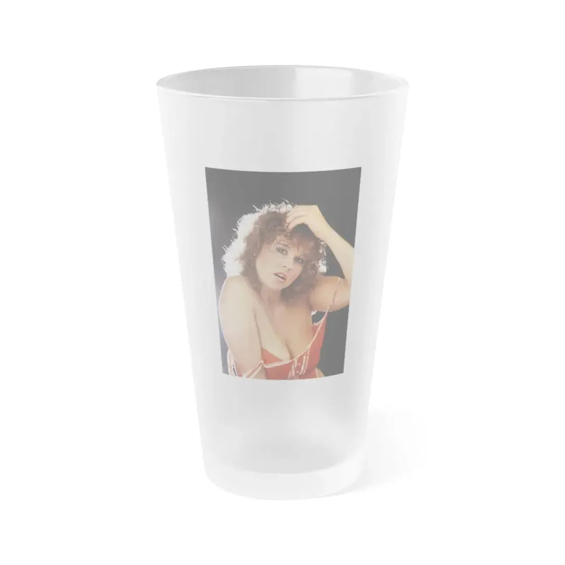 Linda Blair #107 (Vintage Female Icon) Frosted Pint Glass 16oz 16oz Frosted - Go Mug Yourself