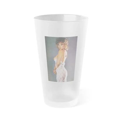 Linda Blair #108 (Vintage Female Icon) Frosted Pint Glass 16oz 16oz Frosted - Go Mug Yourself