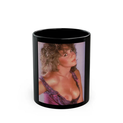 Linda Blair #11 (Vintage Female Icon) Black Coffee Mug-11oz-Go Mug Yourself