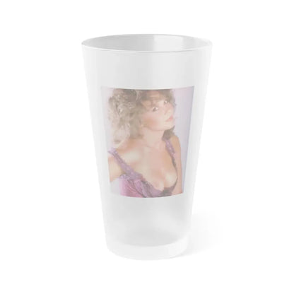 Linda Blair #11 (Vintage Female Icon) Frosted Pint Glass 16oz 16oz Frosted - Go Mug Yourself