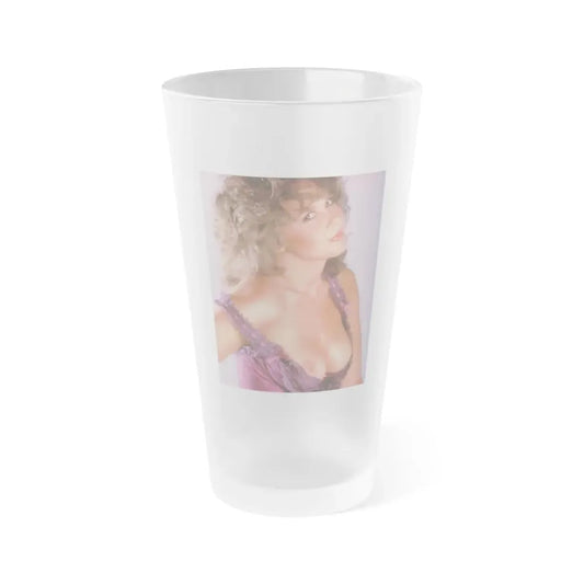 Linda Blair #11 (Vintage Female Icon) Frosted Pint Glass 16oz 16oz Frosted - Go Mug Yourself