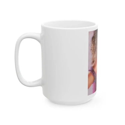 Linda Blair #11 (Vintage Female Icon) White Coffee Mug - Go Mug Yourself