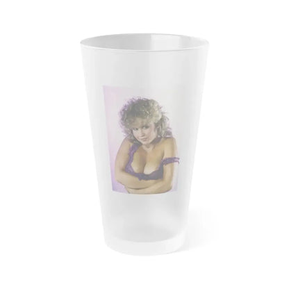 Linda Blair #118 (Vintage Female Icon) Frosted Pint Glass 16oz 16oz Frosted - Go Mug Yourself