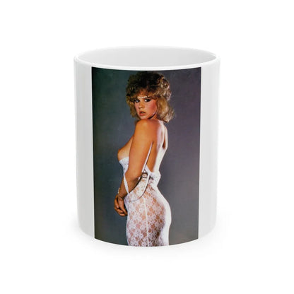 Linda Blair #123 (Vintage Female Icon) White Coffee Mug-11oz-Go Mug Yourself