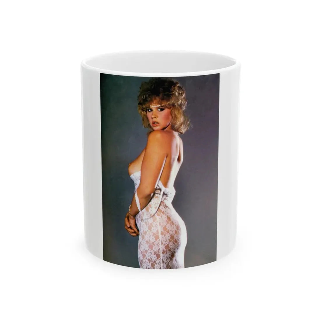 Linda Blair #123 (Vintage Female Icon) White Coffee Mug 11oz - Go Mug Yourself