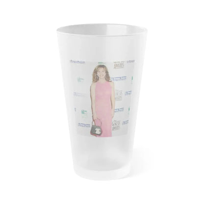 Linda Blair #133 (Vintage Female Icon) Frosted Pint Glass 16oz 16oz Frosted - Go Mug Yourself