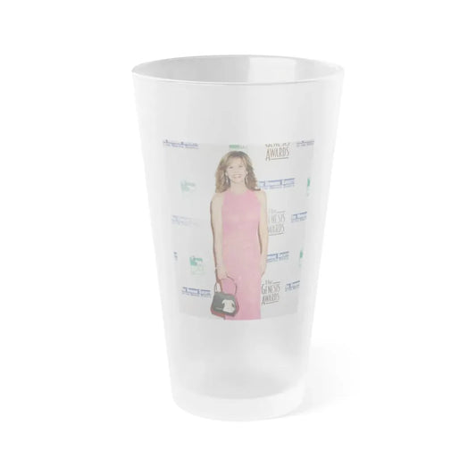 Linda Blair #133 (Vintage Female Icon) Frosted Pint Glass 16oz 16oz Frosted - Go Mug Yourself