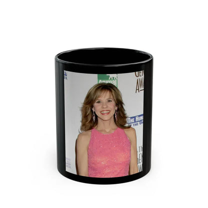Linda Blair #134 (Vintage Female Icon) Black Coffee Mug 11oz - Go Mug Yourself