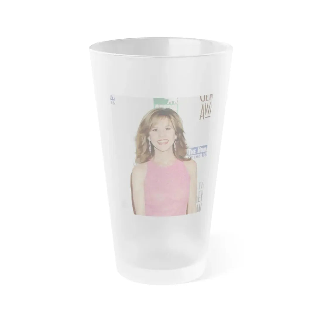 Linda Blair #134 (Vintage Female Icon) Frosted Pint Glass 16oz 16oz Frosted - Go Mug Yourself