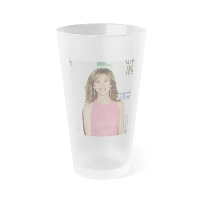 Linda Blair #134 (Vintage Female Icon) Frosted Pint Glass 16oz 16oz Frosted - Go Mug Yourself