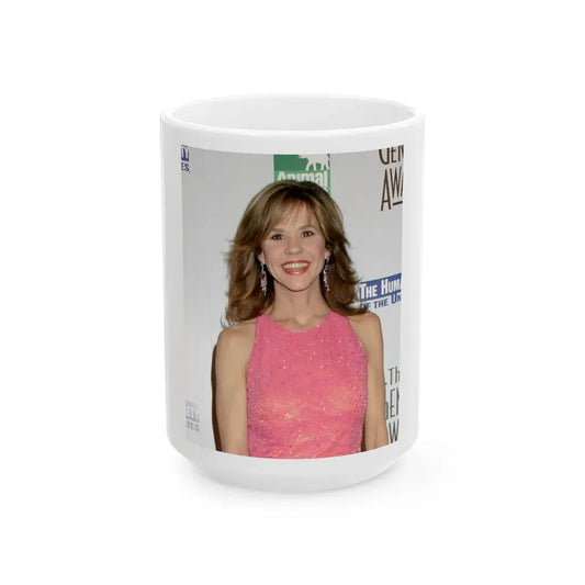Linda Blair #134 (Vintage Female Icon) White Coffee Mug 15oz - Go Mug Yourself