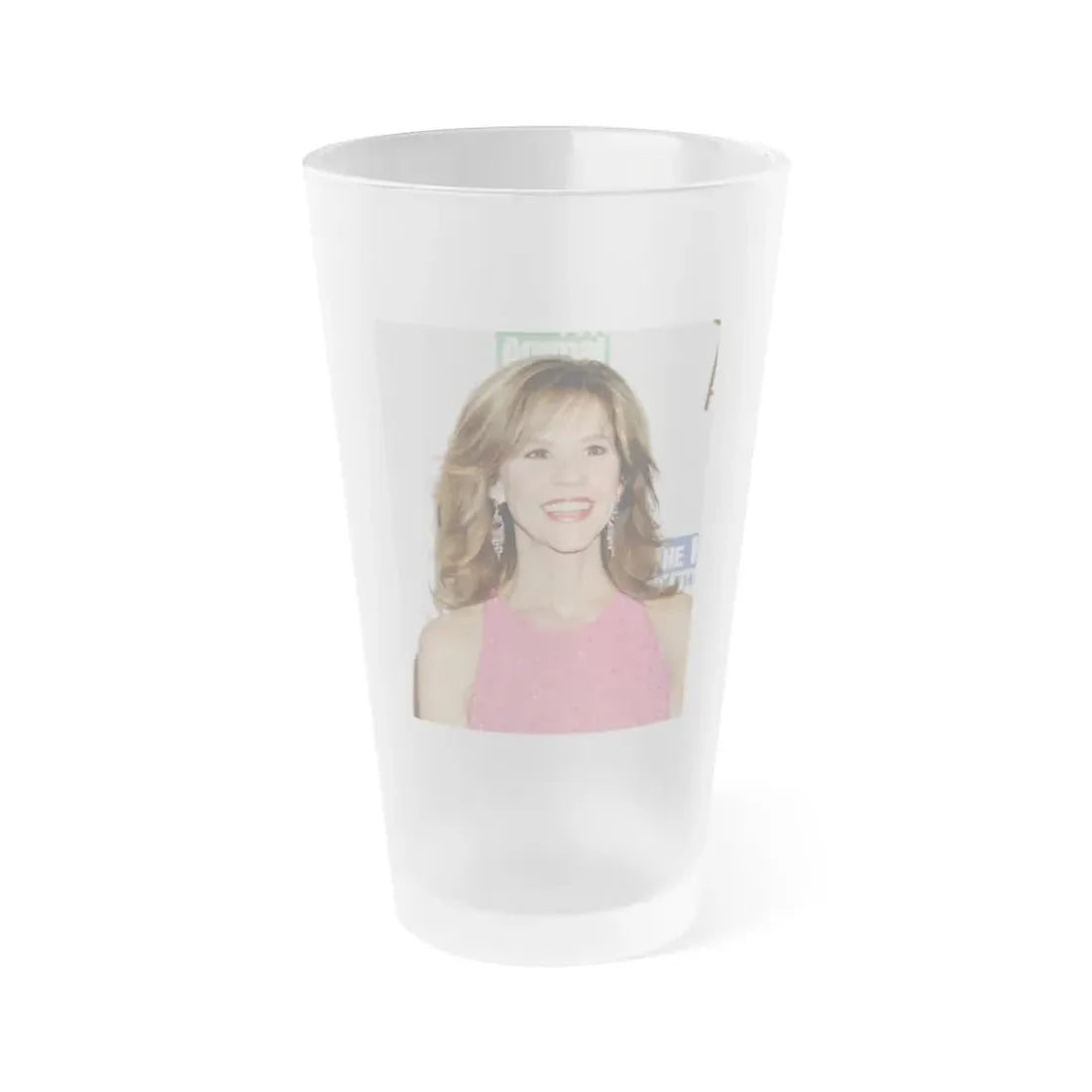 Linda Blair #135 (Vintage Female Icon) Frosted Pint Glass 16oz 16oz Frosted - Go Mug Yourself
