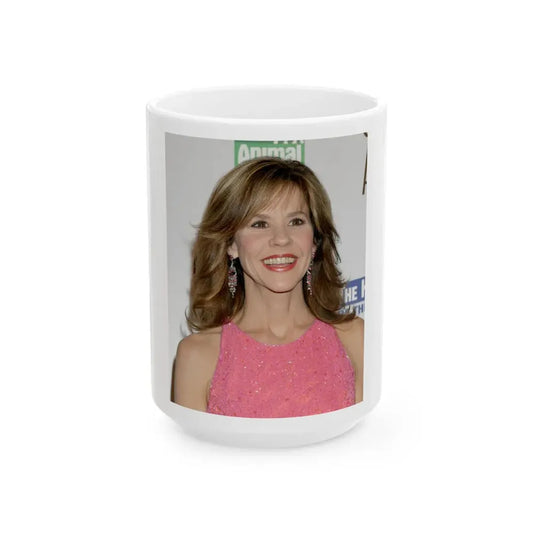Linda Blair #135 (Vintage Female Icon) White Coffee Mug 15oz - Go Mug Yourself