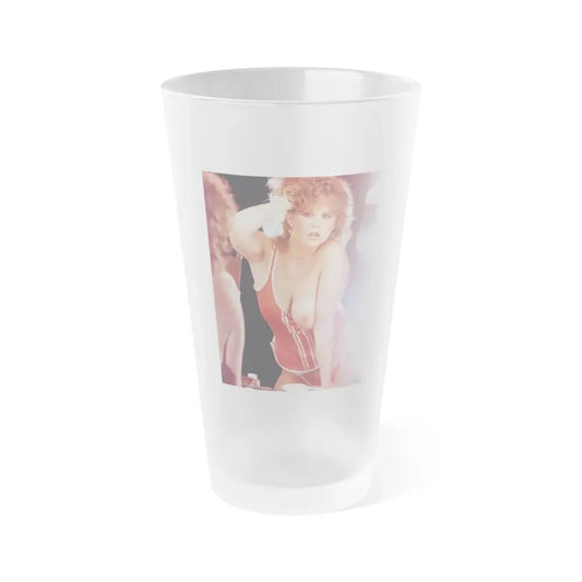 Linda Blair #138 - Partially Topless (Vintage Female Icon) Frosted Pint Glass 16oz 16oz Frosted - Go Mug Yourself