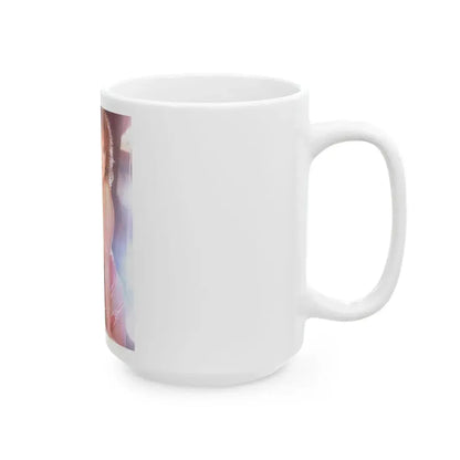 Linda Blair #138 - Partially Topless (Vintage Female Icon) White Coffee Mug - Go Mug Yourself