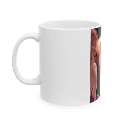 Linda Blair #138 - Partially Topless (Vintage Female Icon) White Coffee Mug - Go Mug Yourself
