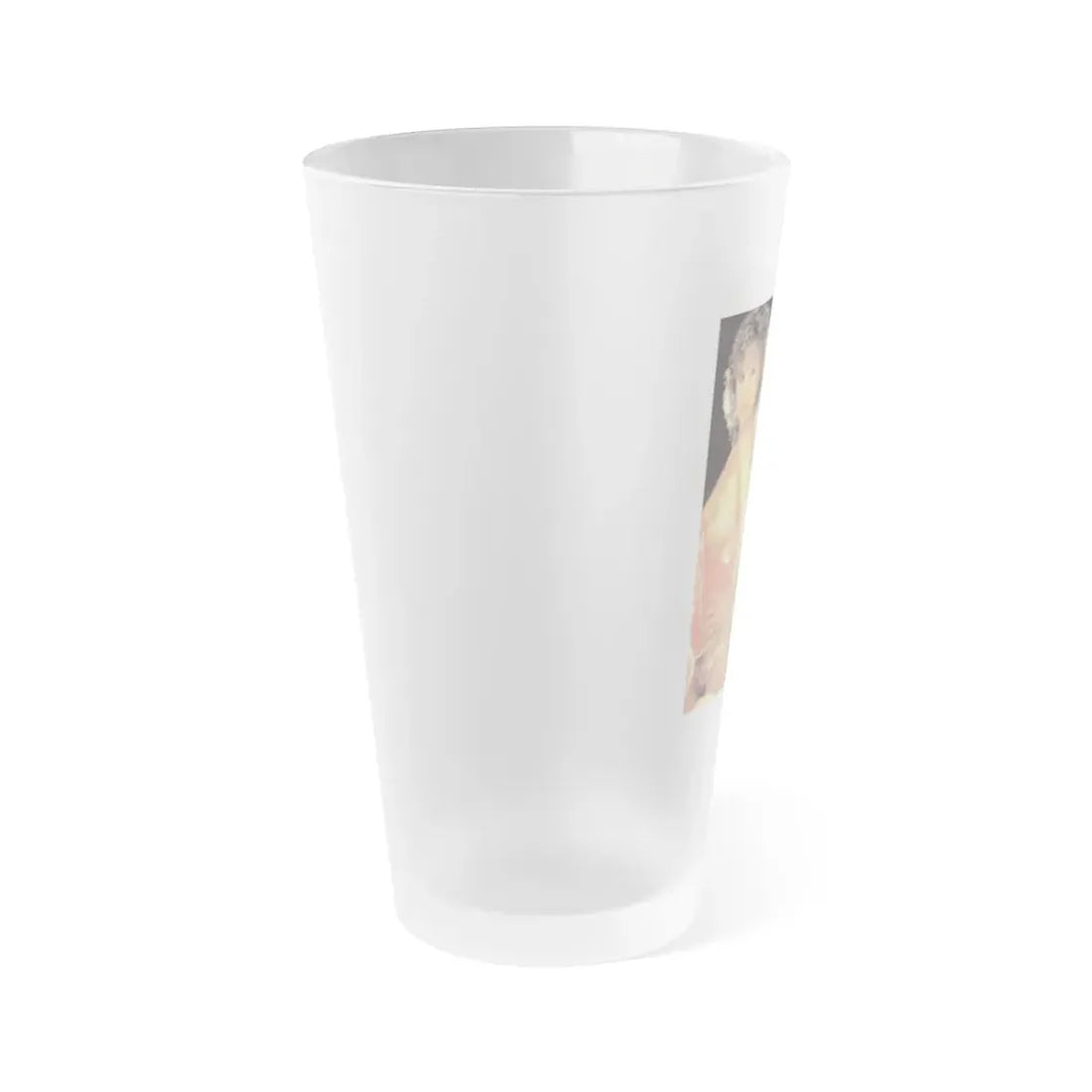 Linda Blair #140 - Partially Topless (Vintage Female Icon) Frosted Pint Glass 16oz - Go Mug Yourself