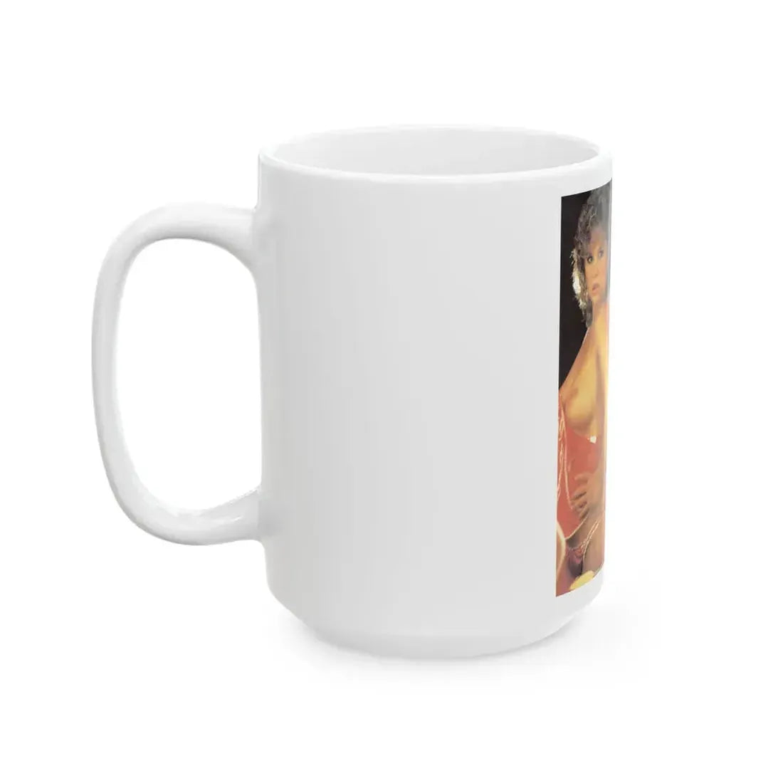 Linda Blair #140 - Partially Topless (Vintage Female Icon) White Coffee Mug - Go Mug Yourself