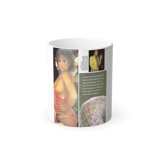 Linda Blair #140 - Partially Topless (Vintage Female Icons) Color Changing Mug 11oz-11oz-Go Mug Yourself