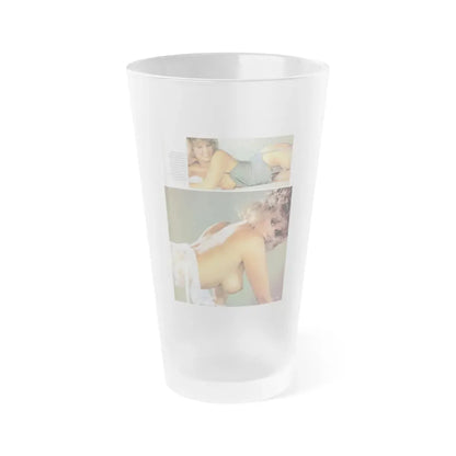 Linda Blair #141 - Partially Topless (Vintage Female Icon) Frosted Pint Glass 16oz 16oz Frosted - Go Mug Yourself
