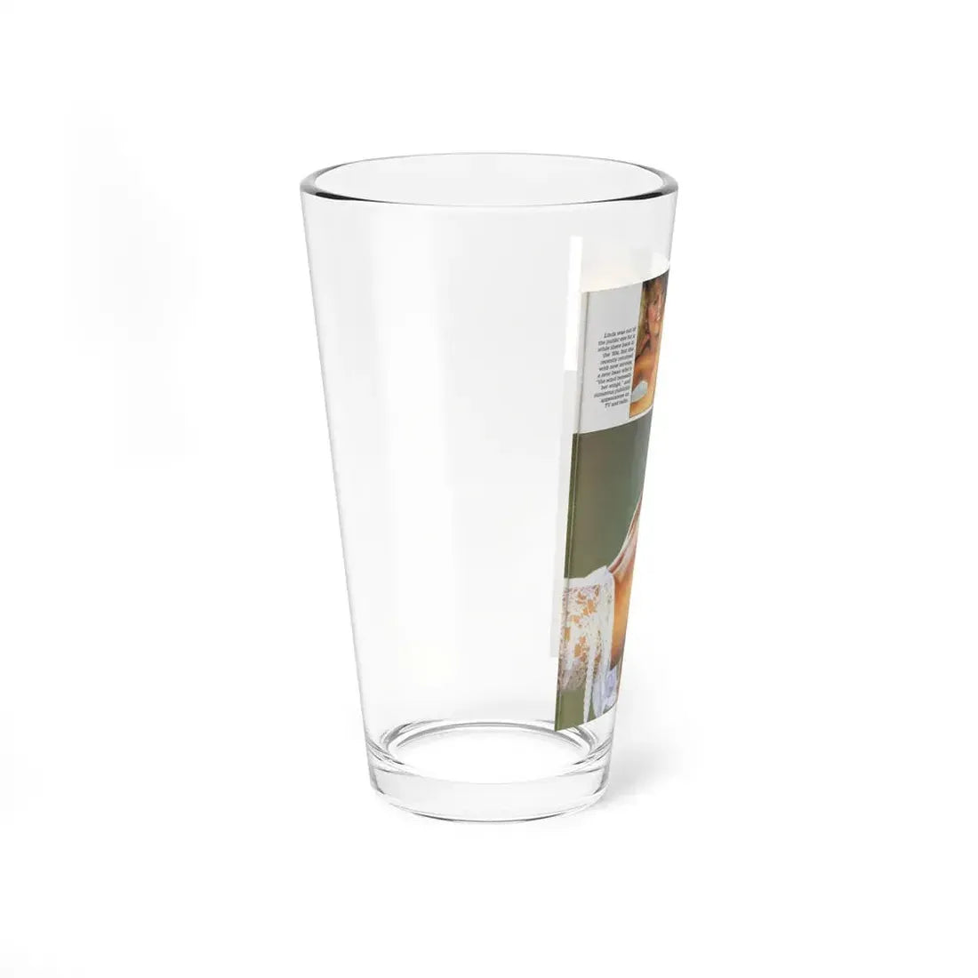 Linda Blair #141 - Partially Topless (Vintage Female Icon) Pint Glass 16oz - Go Mug Yourself