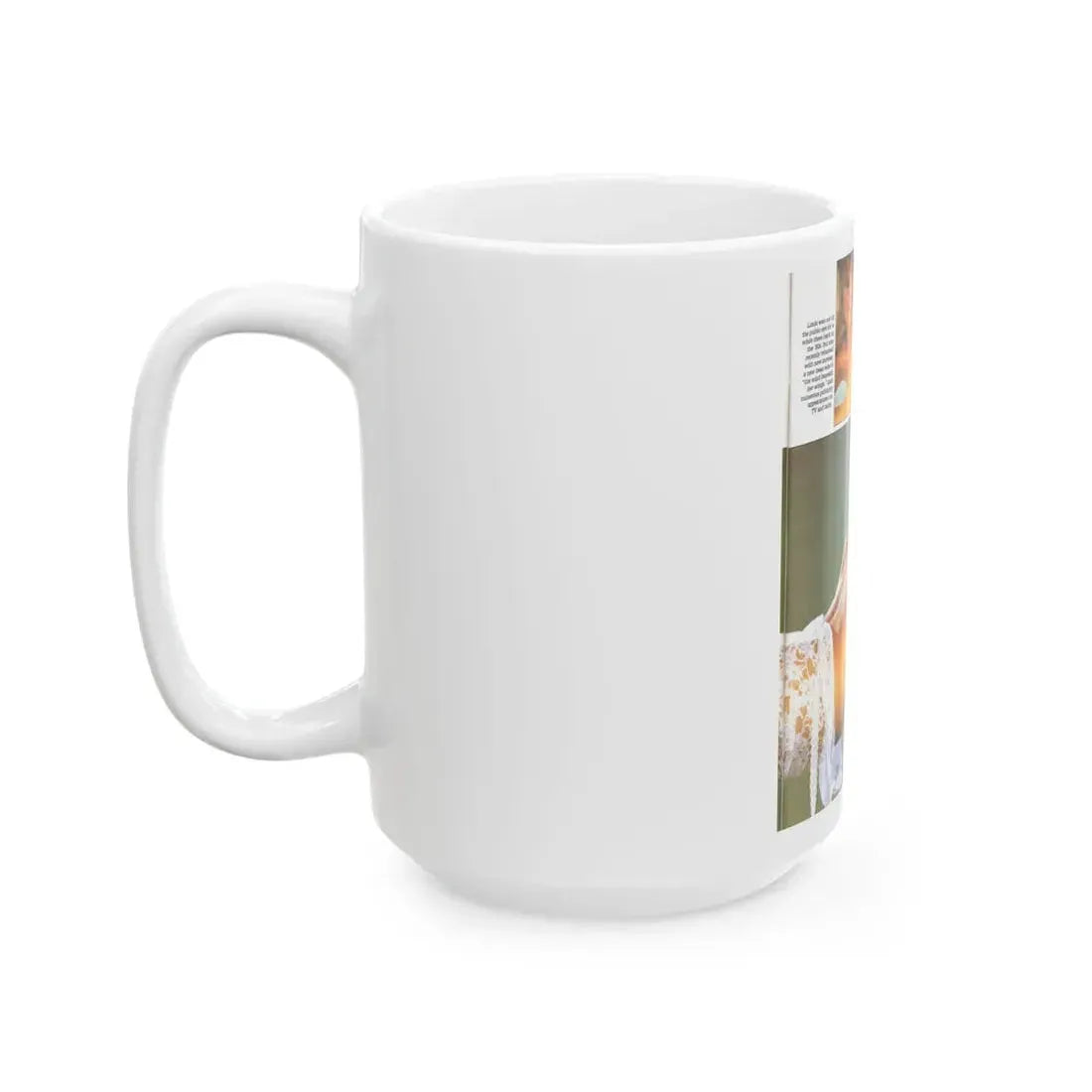 Linda Blair #141 - Partially Topless (Vintage Female Icon) White Coffee Mug - Go Mug Yourself