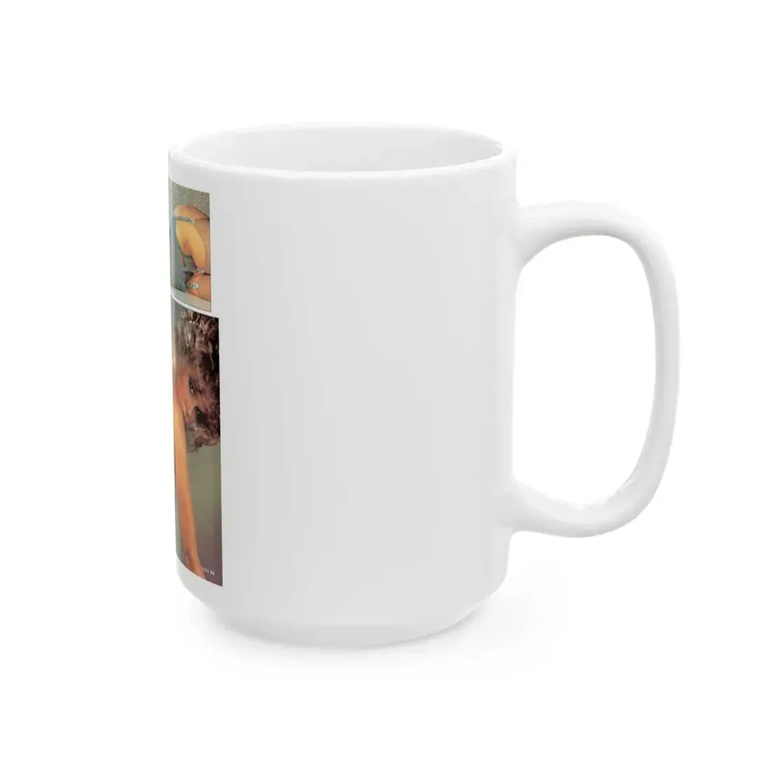 Linda Blair #141 - Partially Topless (Vintage Female Icon) White Coffee Mug - Go Mug Yourself