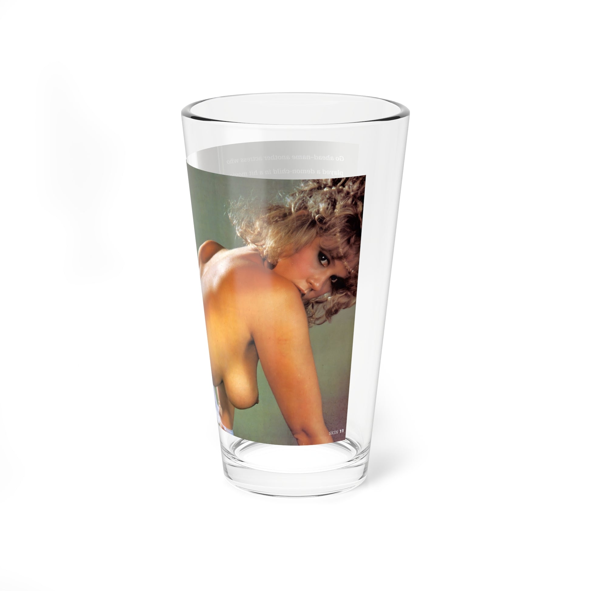 Linda Blair #142 - Topless (Vintage Female Icon) Pint Glass 16oz-Go Mug Yourself