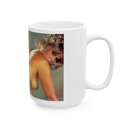 Linda Blair #142 - Topless (Vintage Female Icon) White Coffee Mug - Go Mug Yourself