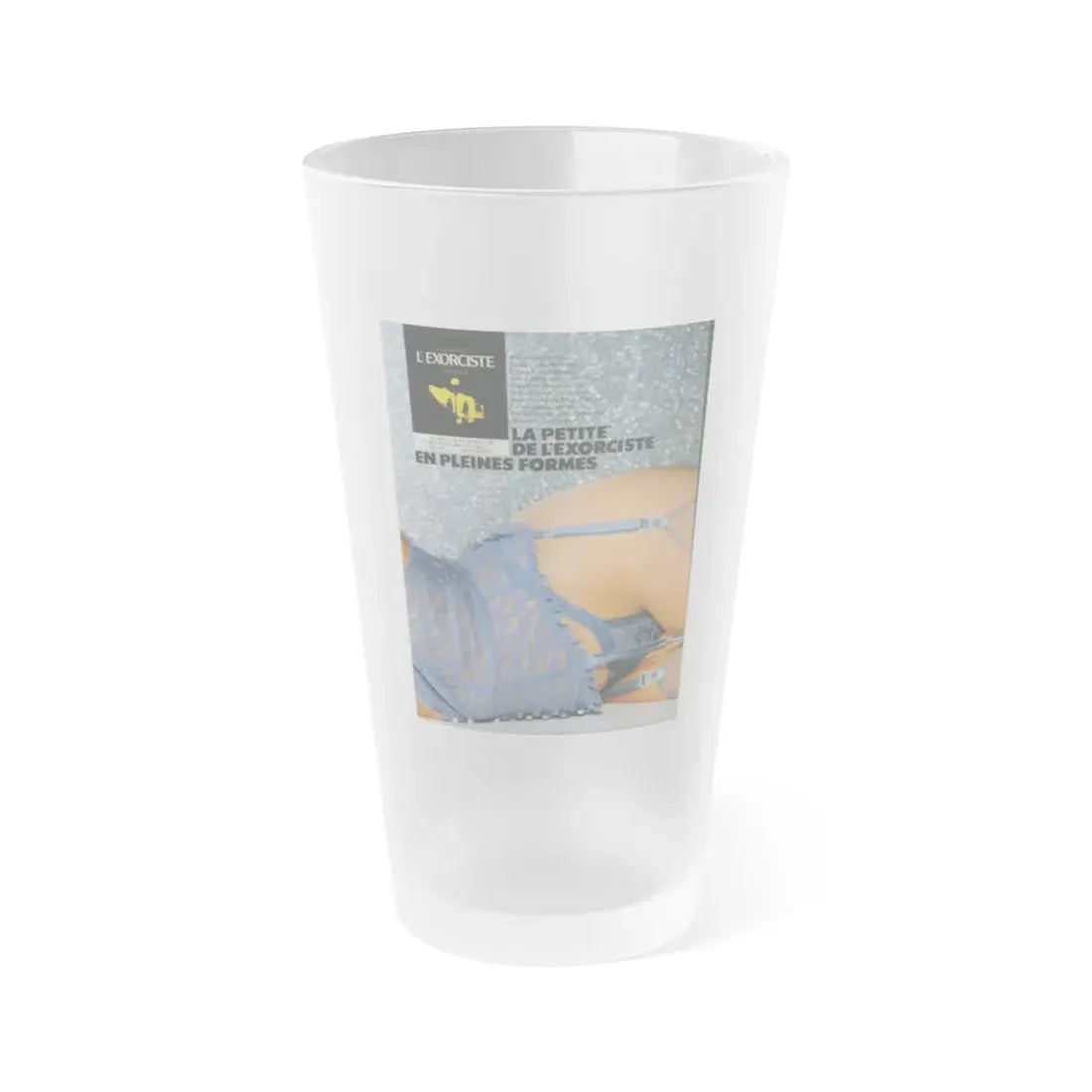 Linda Blair #145 (Vintage Female Icon) Frosted Pint Glass 16oz 16oz Frosted - Go Mug Yourself