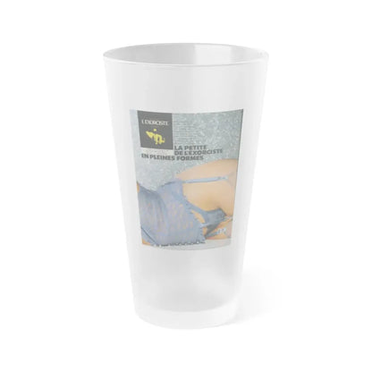 Linda Blair #145 (Vintage Female Icon) Frosted Pint Glass 16oz 16oz Frosted - Go Mug Yourself