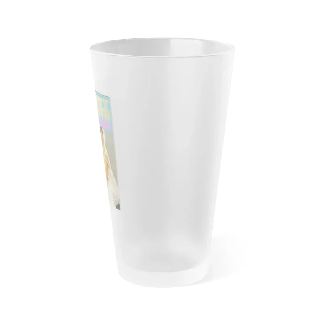 Linda Blair #148 - Mag. Cover (Vintage Female Icon) Frosted Pint Glass 16oz - Go Mug Yourself