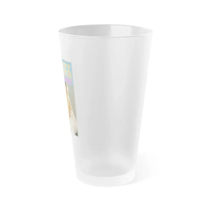 Linda Blair #148 - Mag. Cover (Vintage Female Icon) Frosted Pint Glass 16oz - Go Mug Yourself