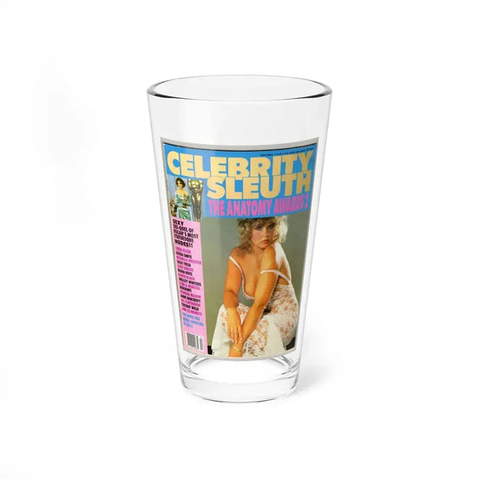 Linda Blair #148 - Mag. Cover (Vintage Female Icon) Pint Glass 16oz 16oz - Go Mug Yourself