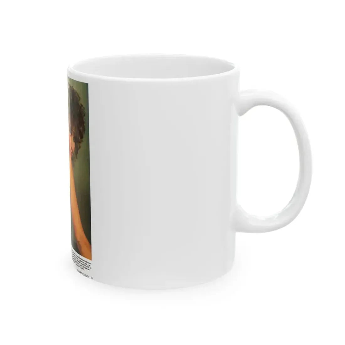 Linda Blair #149 - Partially Topless (Vintage Female Icon) White Coffee Mug - Go Mug Yourself