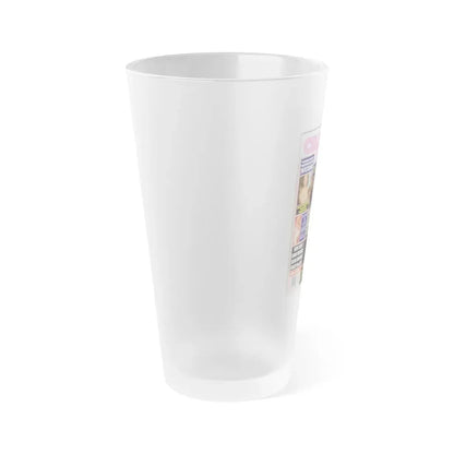 Linda Blair #150 - Mag. Cover (Vintage Female Icon) Frosted Pint Glass 16oz - Go Mug Yourself