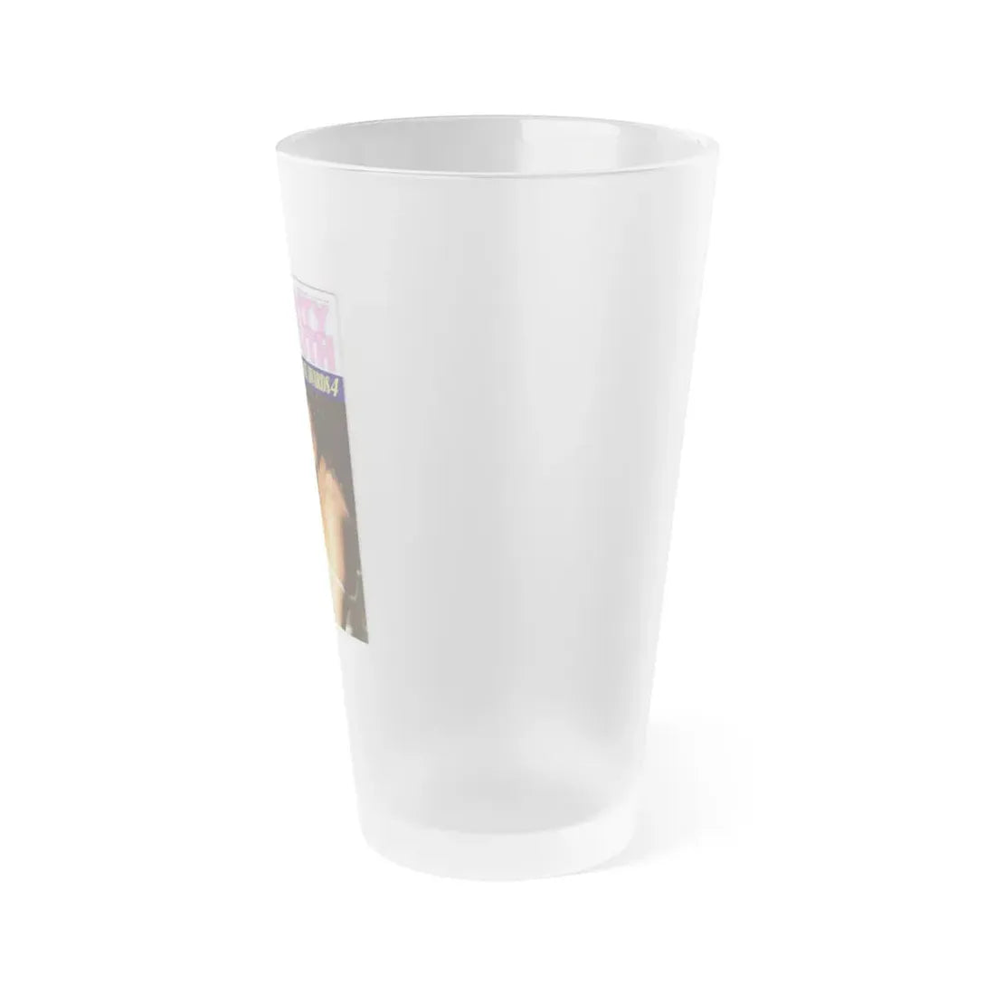Linda Blair #150 - Mag. Cover (Vintage Female Icon) Frosted Pint Glass 16oz - Go Mug Yourself