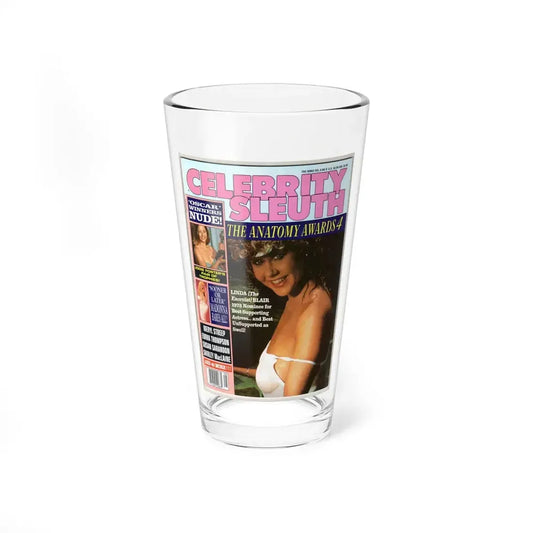 Linda Blair #150 - Mag. Cover (Vintage Female Icon) Pint Glass 16oz 16oz - Go Mug Yourself