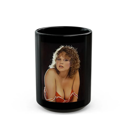 Linda Blair #151 (Vintage Female Icon) Black Coffee Mug 15oz - Go Mug Yourself