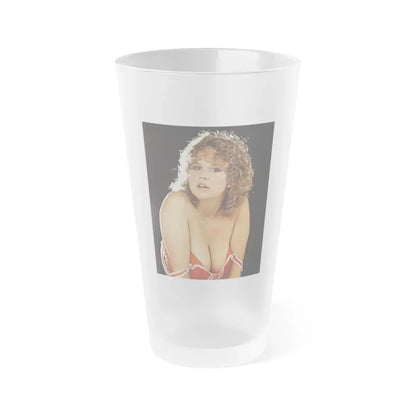 Linda Blair #151 (Vintage Female Icon) Frosted Pint Glass 16oz 16oz Frosted - Go Mug Yourself
