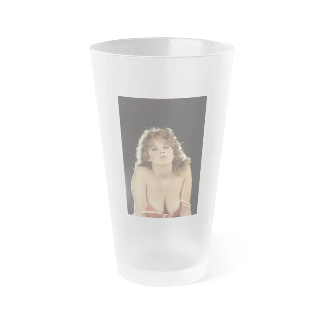 Linda Blair #152 (Vintage Female Icon) Frosted Pint Glass 16oz 16oz Frosted - Go Mug Yourself