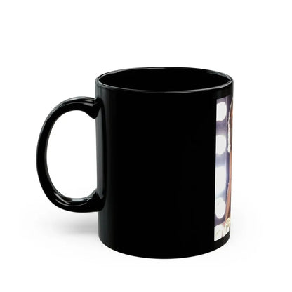 Linda Blair #154 (Vintage Female Icon) Black Coffee Mug - Go Mug Yourself
