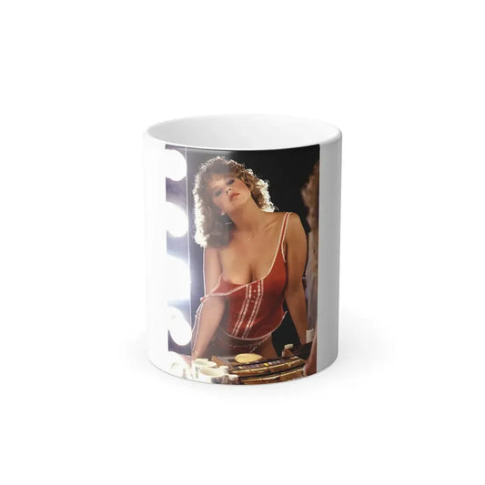 Linda Blair #154 (Vintage Female Icon) Color Changing Coffee Mug 11oz - Go Mug Yourself