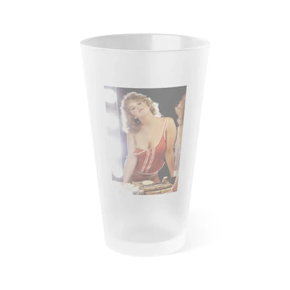 Linda Blair #154 (Vintage Female Icon) Frosted Pint Glass 16oz 16oz Frosted - Go Mug Yourself