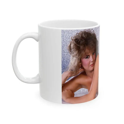 Linda Blair #155 - Topless (Vintage Female Icon) White Coffee Mug - Go Mug Yourself