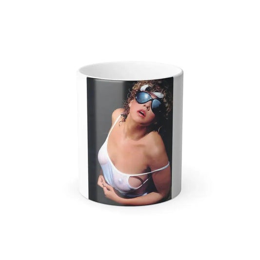 Linda Blair #157 (Vintage Female Icon) Color Changing Coffee Mug 11oz - Go Mug Yourself