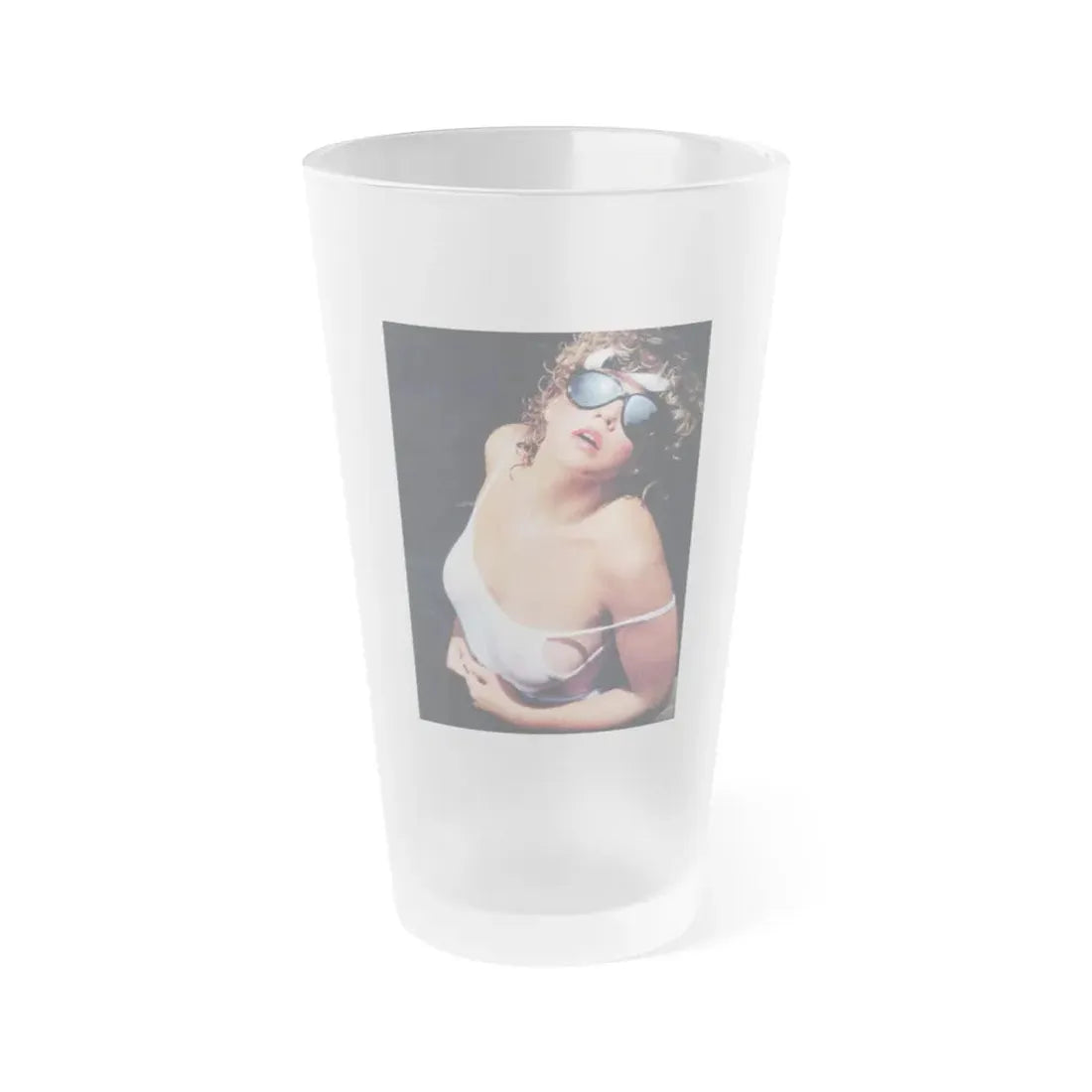 Linda Blair #157 (Vintage Female Icon) Frosted Pint Glass 16oz 16oz Frosted - Go Mug Yourself