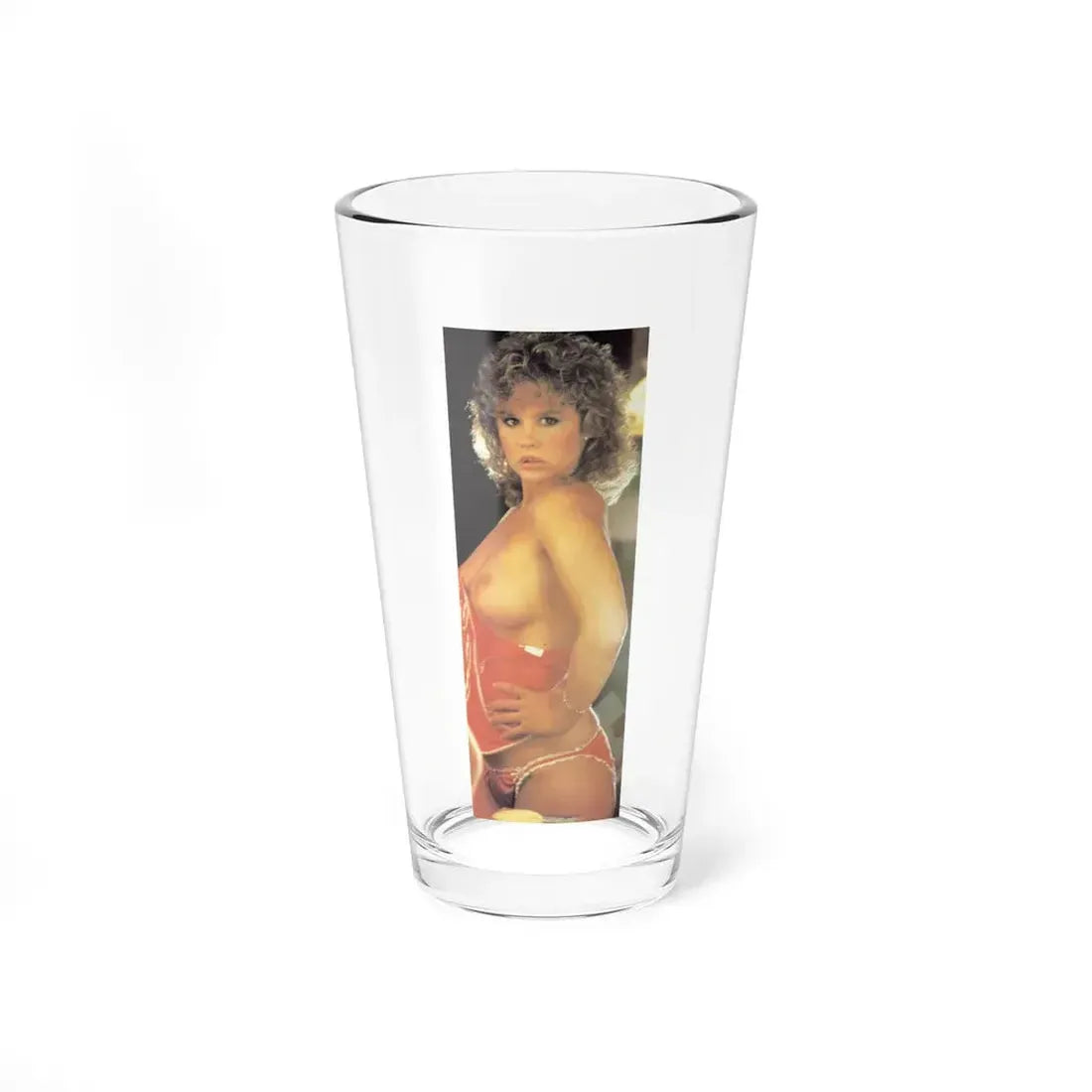 Linda Blair #158 - Topless (Vintage Female Icon) Pint Glass 16oz 16oz - Go Mug Yourself