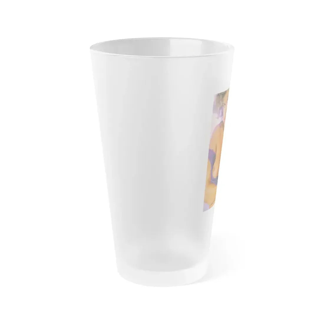 Linda Blair #159 - Topless (Vintage Female Icon) Frosted Pint Glass 16oz - Go Mug Yourself